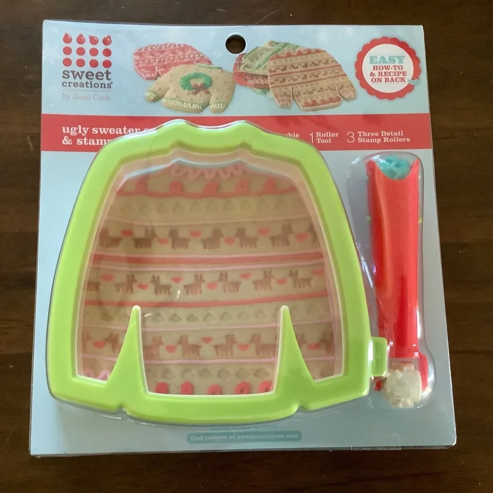 Ugly Sweater Cookie Set NWT